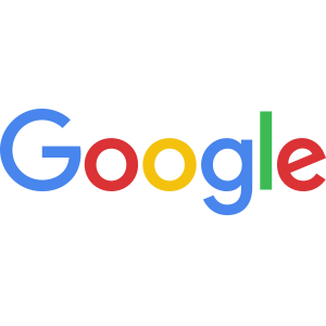 This is the logo of Google, a technology company that has several types of corporate philanthropy programs.