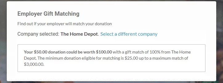 Decide which donation forms you want to feature the 360MatchPro search tool to start receiving Canada matching gifts. 
