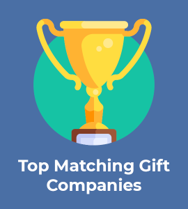These are some of the top companies for corporate philanthropy and matching gifts.
