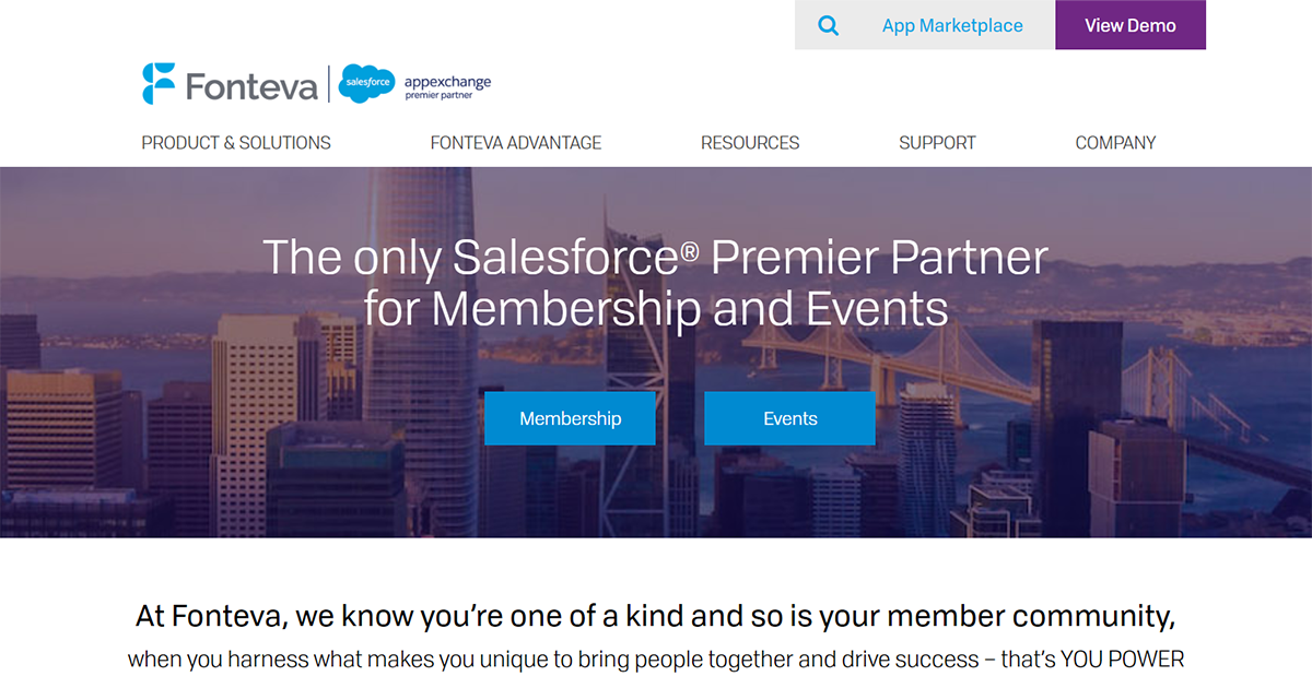 Learn more about Fonteva, one of the top Salesforce apps for nonprofits.