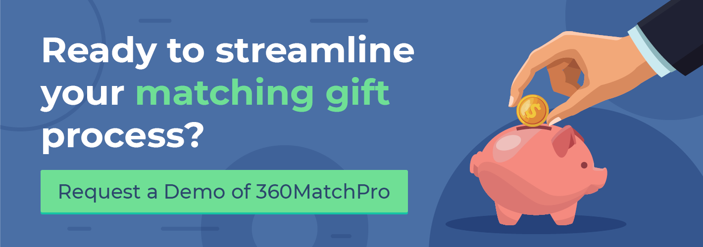 Get more from your matching gift letters with a demo of 360MatchPro!