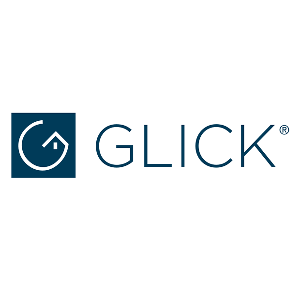 The matching gift company Gene B. Glick's logo