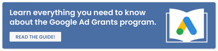 Click here to get started with our recommended Google Ad Grants agency: Getting Attention.