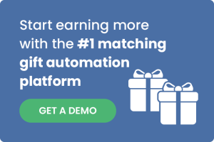 Get a demo of the #1 matching gift automation platform.