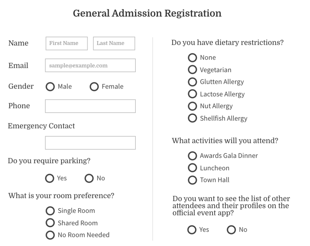 360MatchPro_10 Event Registration Platforms for Nonprofits & Schools_Whova Sample