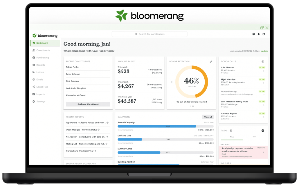 Volunteer Management Software_Bloomerang