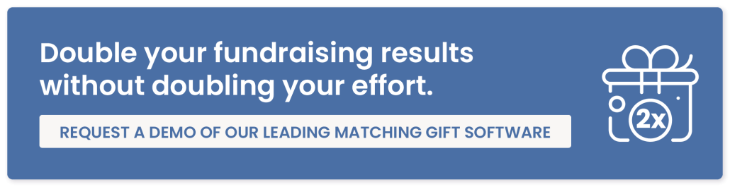 Get started with our recommended workplace giving software, Double the Donation.