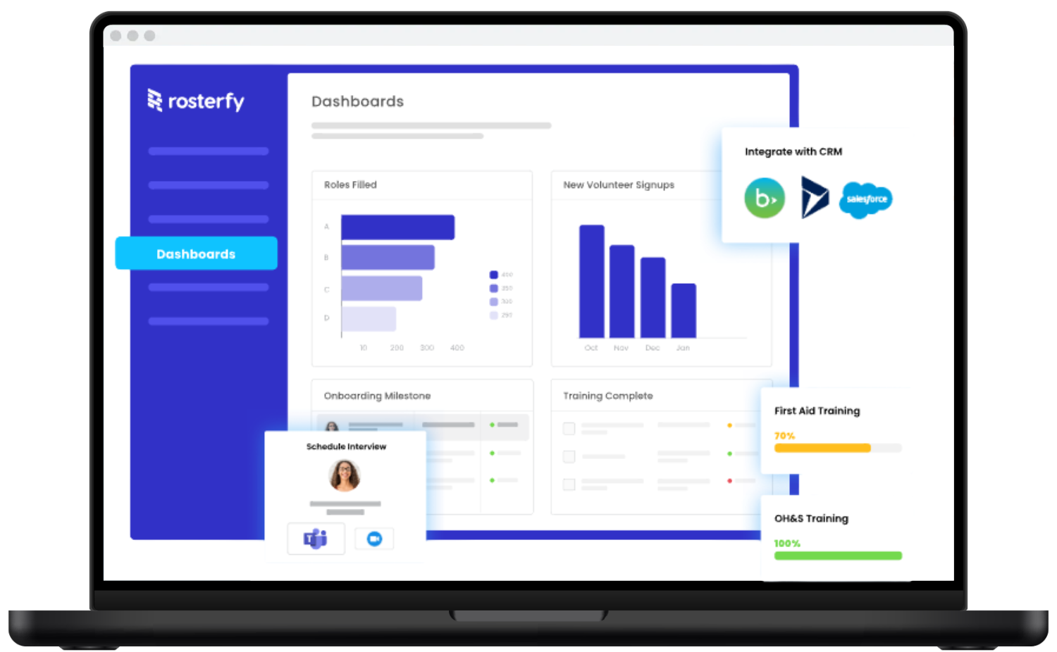 Rosterfy is a top volunteer management software