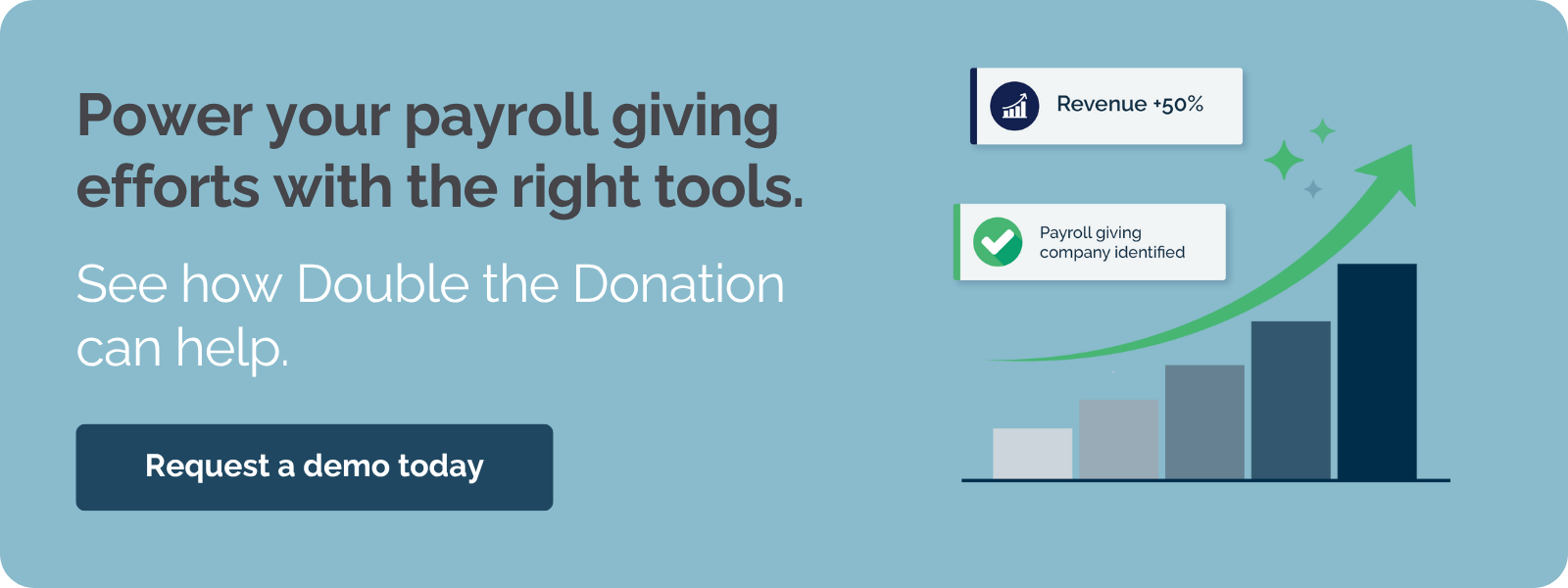 Marketing payroll giving with Double the Donation