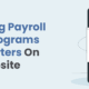 Promoting Payroll Giving Programs to Supporters On Your Website