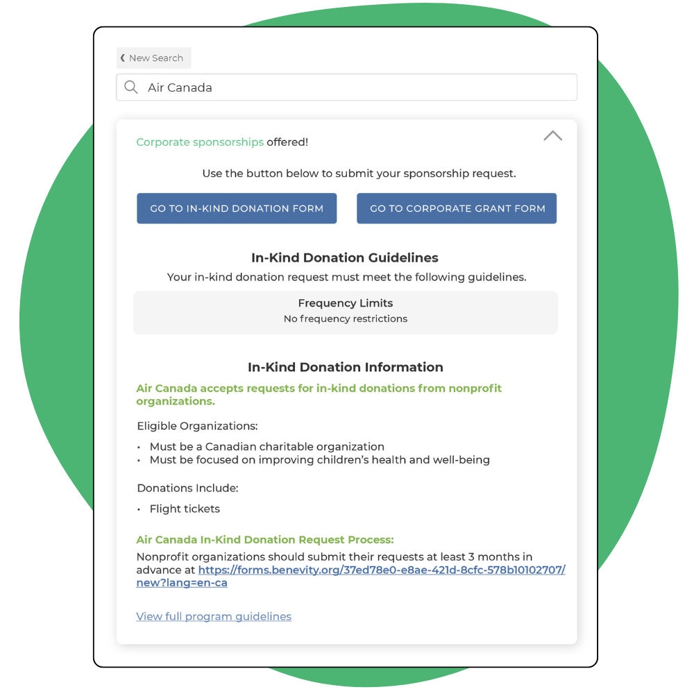 Find out who to contact for corporate sponsorships with Double the Donation's database.