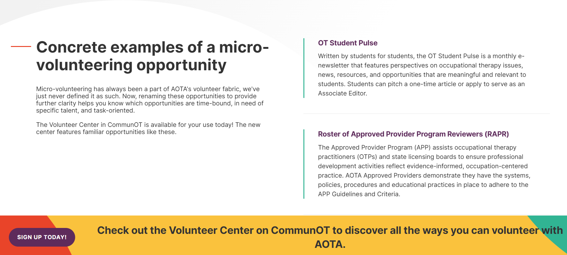 Recruit corporate volunteers by offering micro-volunteering.